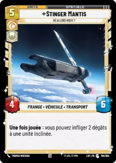 Stinger Mantis, Où Allons-Nous ?