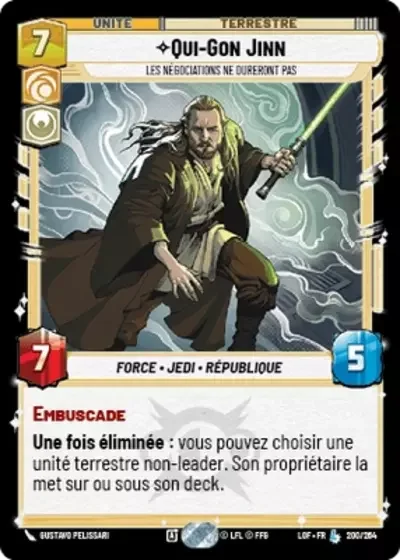 Qui-Gon Jinn, Les Négociations Ne Dureront Pas