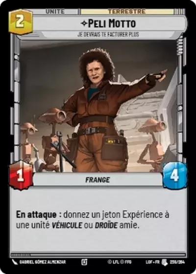 Peli Motto, Je Devrais Te Facturer Plus