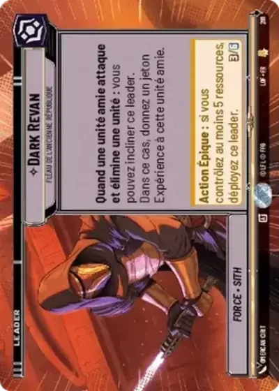 Hyperspace Dark Revan Fleau De Lancienne Republique