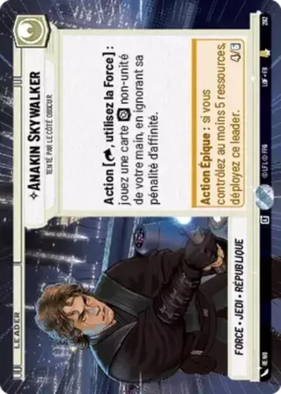 Hyperspace Anakin Skywalker Tente Par Le Cote Obscur