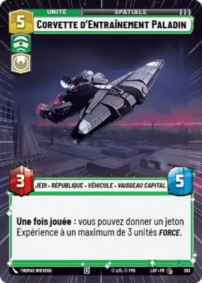 Hyperspace Corvette Dentrainement Paladin