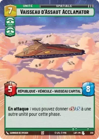 Hyperspace Vaisseau Dassaut Acclamator