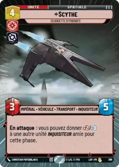 Hyperspace Scythe Silhouette Effrayante