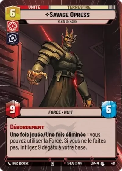 Hyperspace Savage Opress Plein De Haine