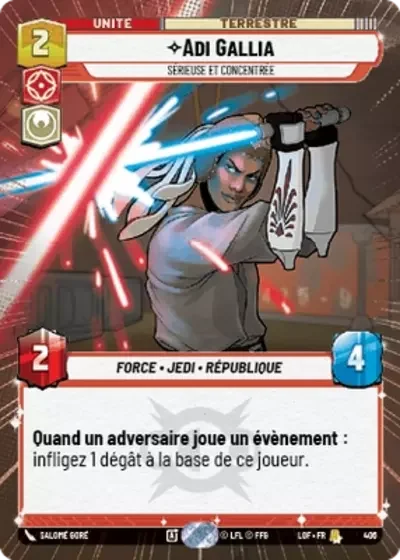 Hyperspace Adi Gallia Serieuse Et Concentree