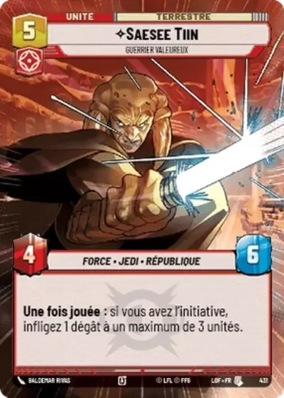 Hyperspace Saesee Tiin Guerrier Valeureux