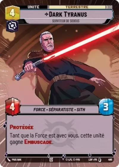 Hyperspace Dark Tyranus Serviteur De Sidious
