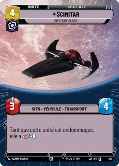 Hyperspace Scimitar Infiltrateur Sith