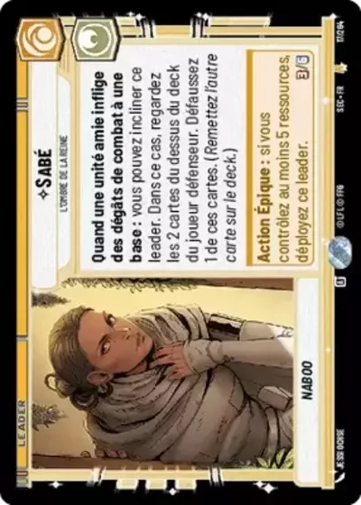 Sabé, L'Ombre De La Reine