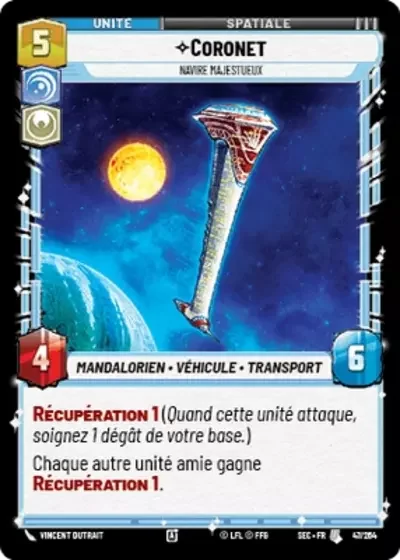 Coronet, Navire Majestueux