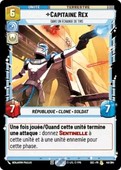 Capitaine Rex, Dans Un Échange De Tirs