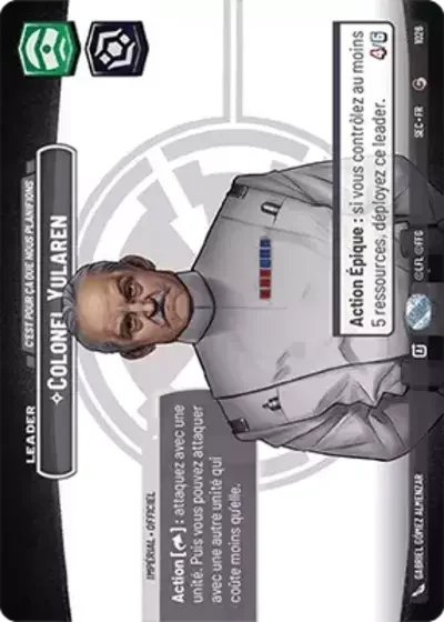 Colonel Yularen, C'Est Pour Ça Que Nous Planifions (Showcase)