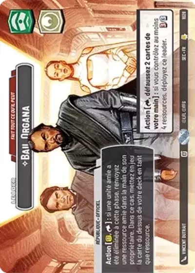 Bail Organa, Fait Tout Ce Qu'Il Peut (Showcase)