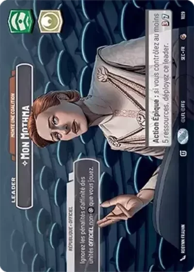 Mon Mothma, Monte Une Coalition (Showcase)