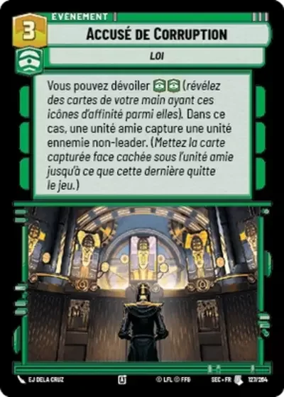 Accusé de Corruption