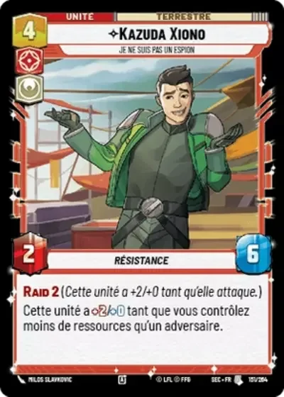 Kazuda Xiono, Je Ne Suis Pas Un Espion