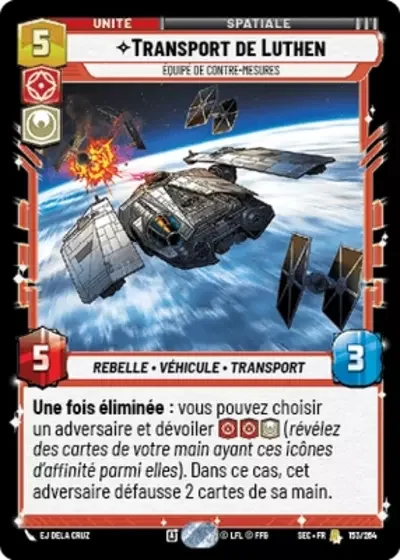 Transport de Luthen, Équipé De Contre-Mesures