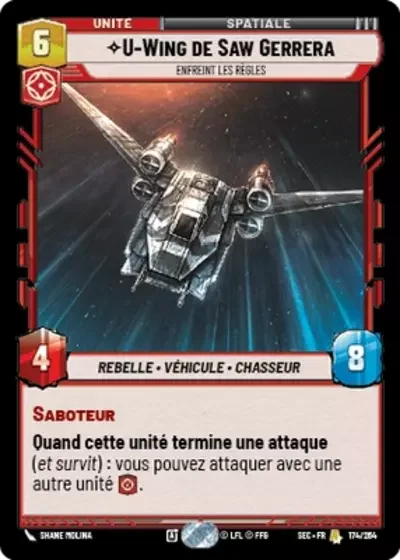 U-Wing de Saw Gerrera, Enfreint Les Règles