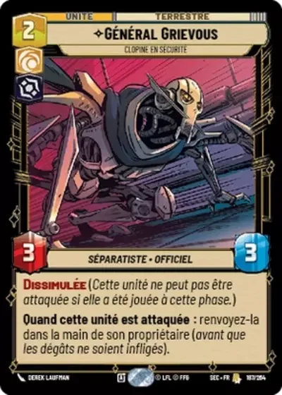 Général Grievous, Clopine En Sécurité