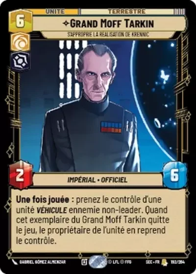 Grand Moff Tarkin, S'Approprie La Réalisation De Krennic