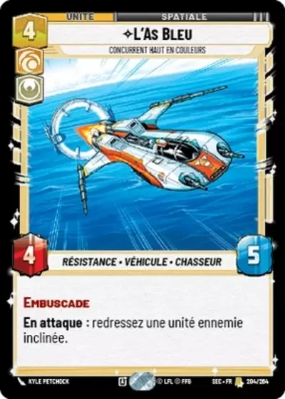 L'As Bleu, Concurrent Haut En Couleurs