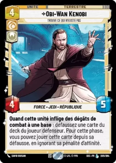 Obi-Wan Kenobi, Trouve Ce Qui N'Existe Pas