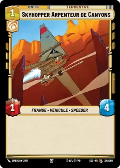 Skyhopper Arpenteur de Canyons