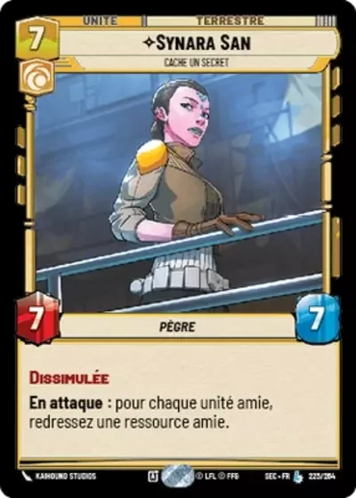Synara San, Cache Un Secret