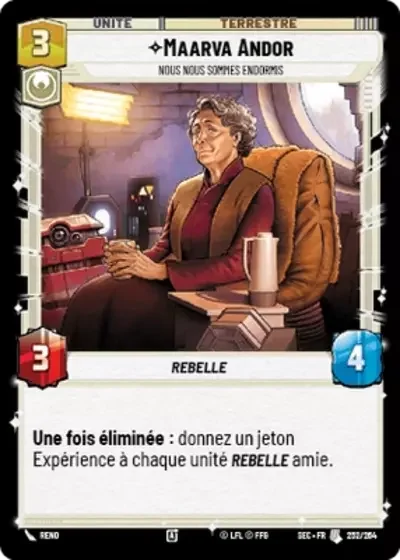 Maarva Andor, Nous Nous Sommes Endormis