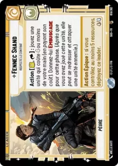 Fennec Shand, Respecte Le Contrat