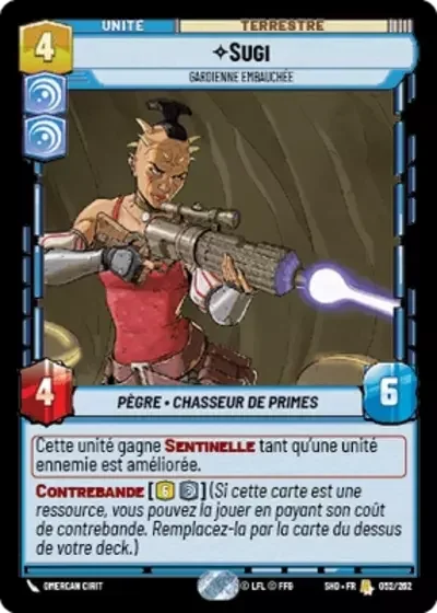 Sugi, GARDIENNE EMBAUCHÉE