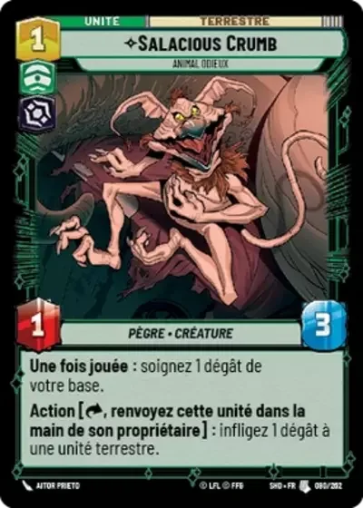 Salacious Crumb, Animal Odieux