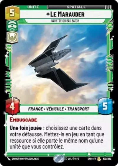 Le Marauder, Navette du Bad Batch