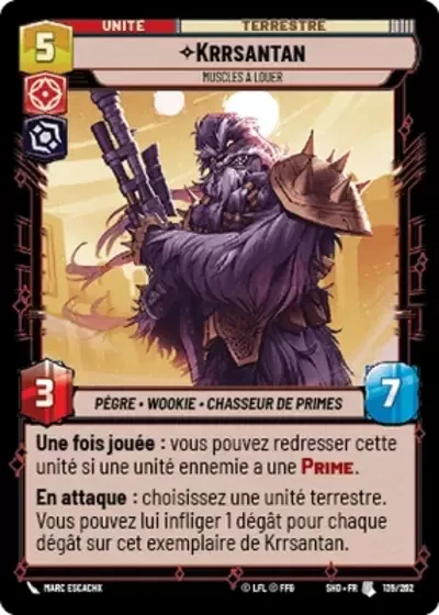 Krrsantan, MUSCLES À LOUER