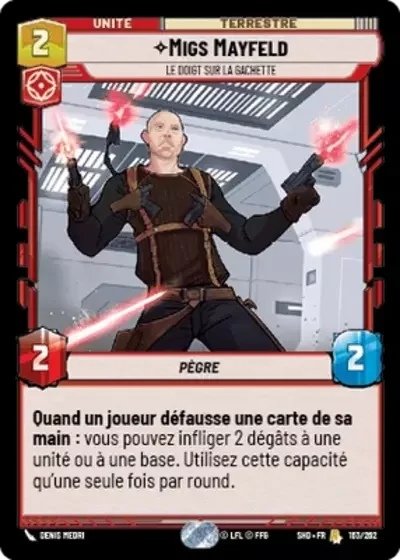 Migs Mayfeld, Le Doigt Sur La Gachette