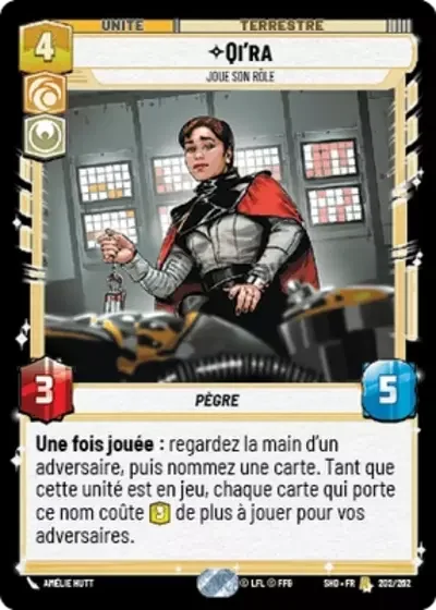 Qi’ra, Joue Son Rôle