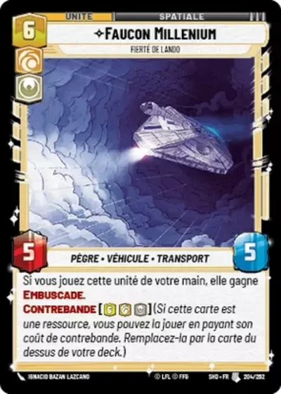 Faucon Millenium, Fierté de Lando