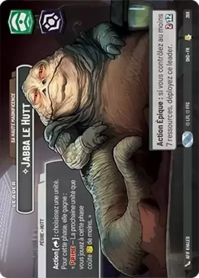 Showcase Jabba Le Hutt Sa Haute Magnificence