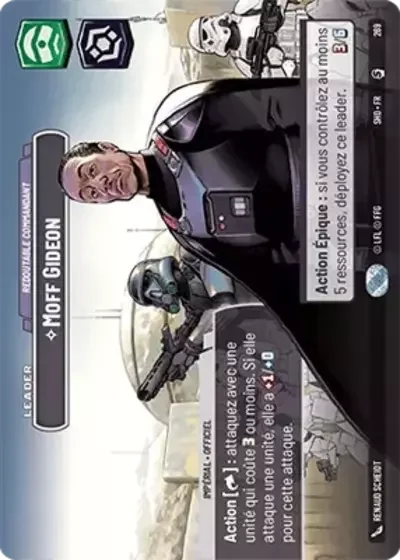 Showcase Moff Gideon Redoutable Commandant
