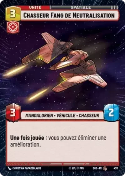Hyperespace Chasseur Fang De Neutralisation