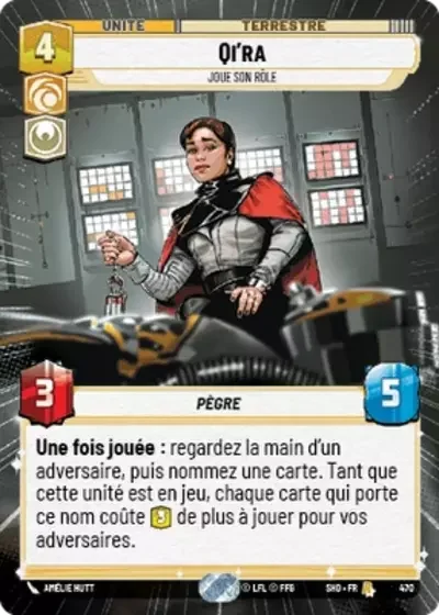 Hyperespace Qira Joue Son Role