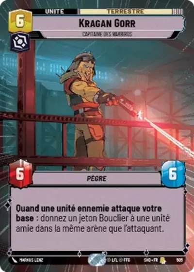 Hyperespace Kragan Gorr Capitaine Des Warbirds