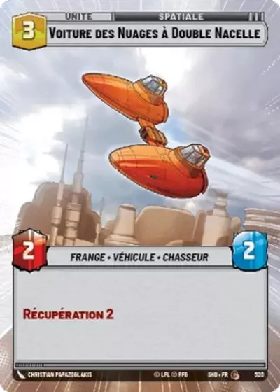 Hyperespace Voiture Des Nuages A Double Nacelle