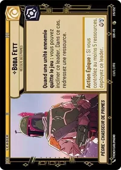 Boba Fett, Récolte Des Primes