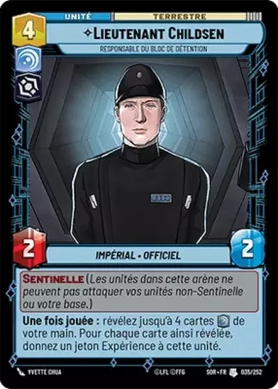 Lieutenant Childsen, Responsable Du Bloc De Détention
