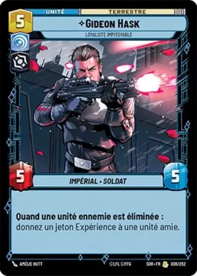 Gideon Hask, Loyaliste Impitoyable