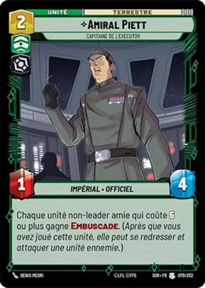 Amiral Piett, Capitaine De L’Executor