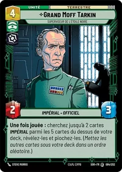 Grand Moff Tarkin, Superviseur De L’Étoil Noire