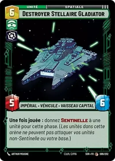 Destroyer Stellaire Gladiator